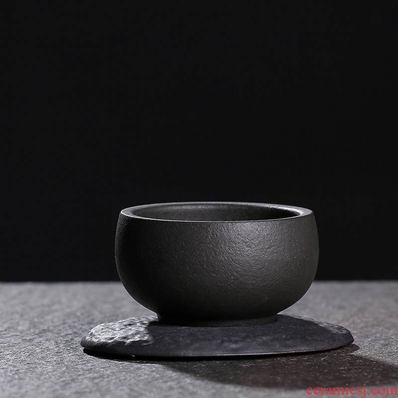 JiaXin lava rock - cup sample tea cup individual CPU master cup small round cup of kung fu tea cup mat
