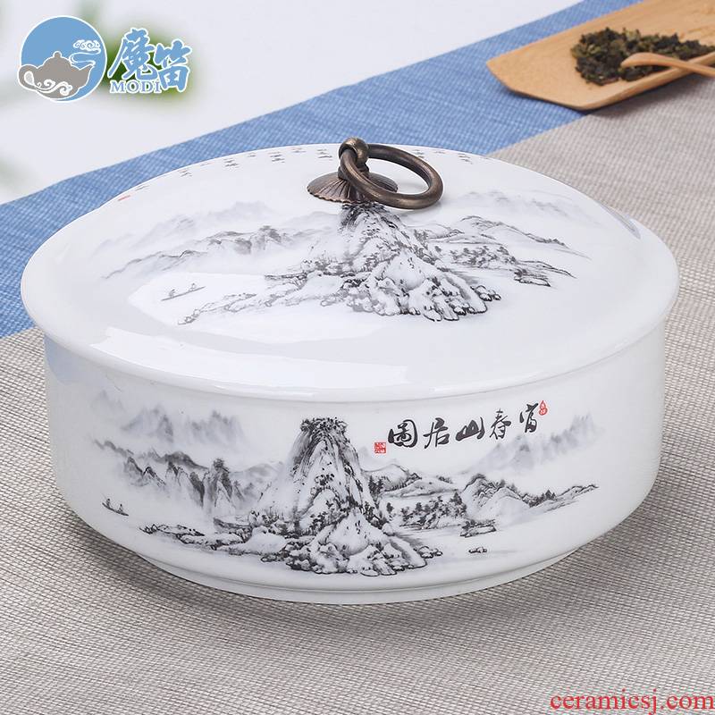 The flute oversized tea wash with cover with a cover on household writing brush washer ceramic tea set accessories for wash bowl of tea with zero water in a jar