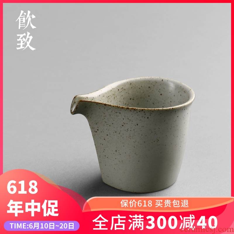 Ultimately responds to coarse pottery Japanese ando jas letter fair ceramic tea cup points is creative and a cup of tea kungfu tea cup