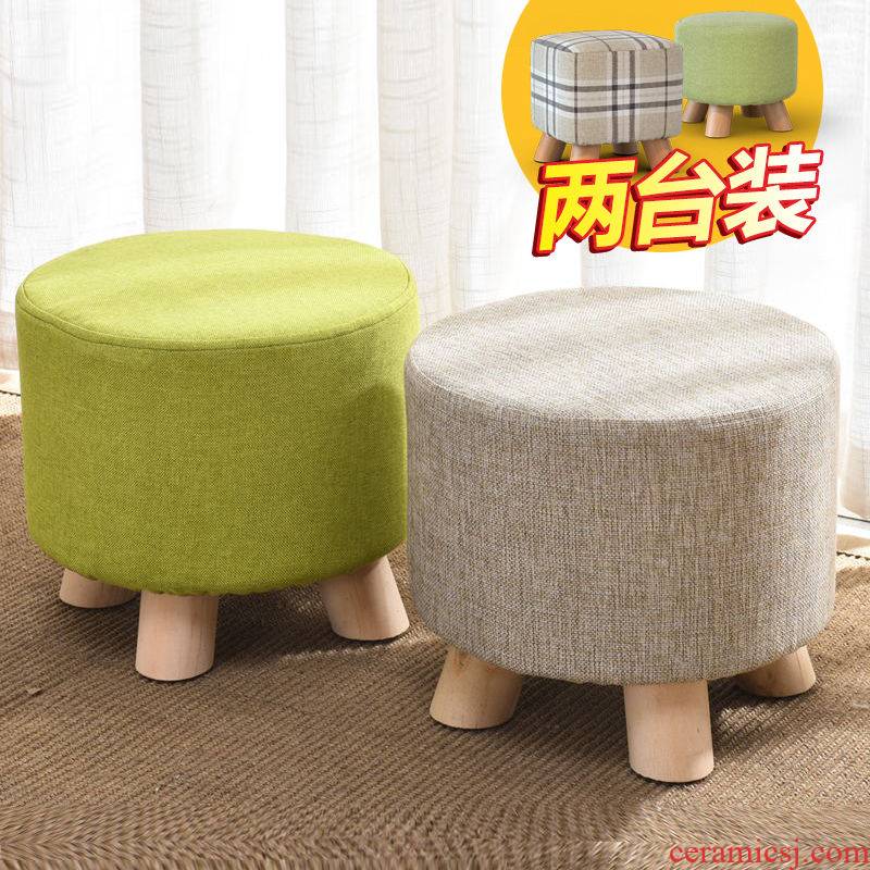 Who/buy one, get one real wood in shoes shoes who cloth art household small who sofa tea table bench stools