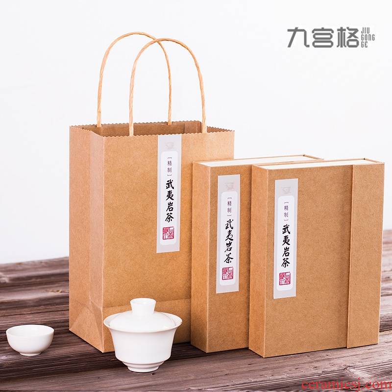 Creative private dahongpao tea general gift box the tea tieguanyin tea aneroid custom carton box rock tea