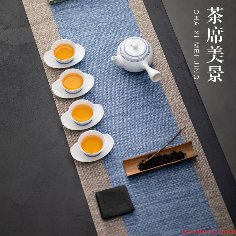 Zen tea table flag paper fibre cloth bamboo tea tea table cloth tea tray accessories paper waterproof Japanese tea table cloth