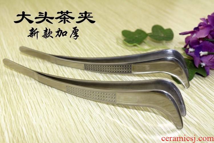 Clip stainless steel ChaGa metal tweezers bulk tea tea taking with zero clincher kung fu tea cups