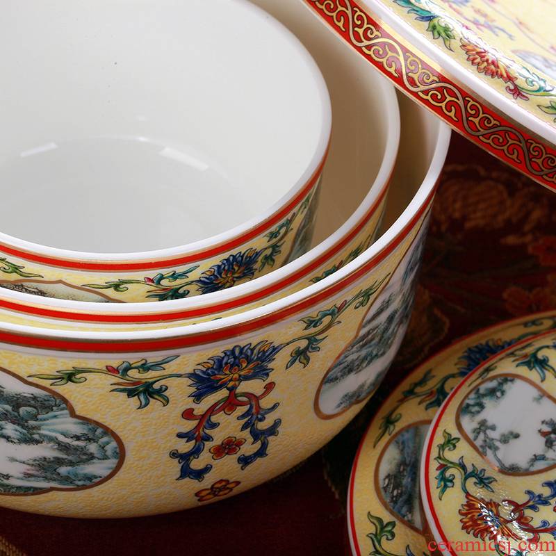 8 hx jingdezhen ceramic preservation bowl freezer lunch box storage tank bowl of soup bowl rice bowls