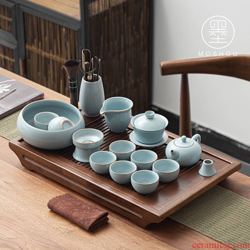 Stick your up authentic tea set kung fu tea set household fair tea pot cup your porcelain of a complete set of tea cups