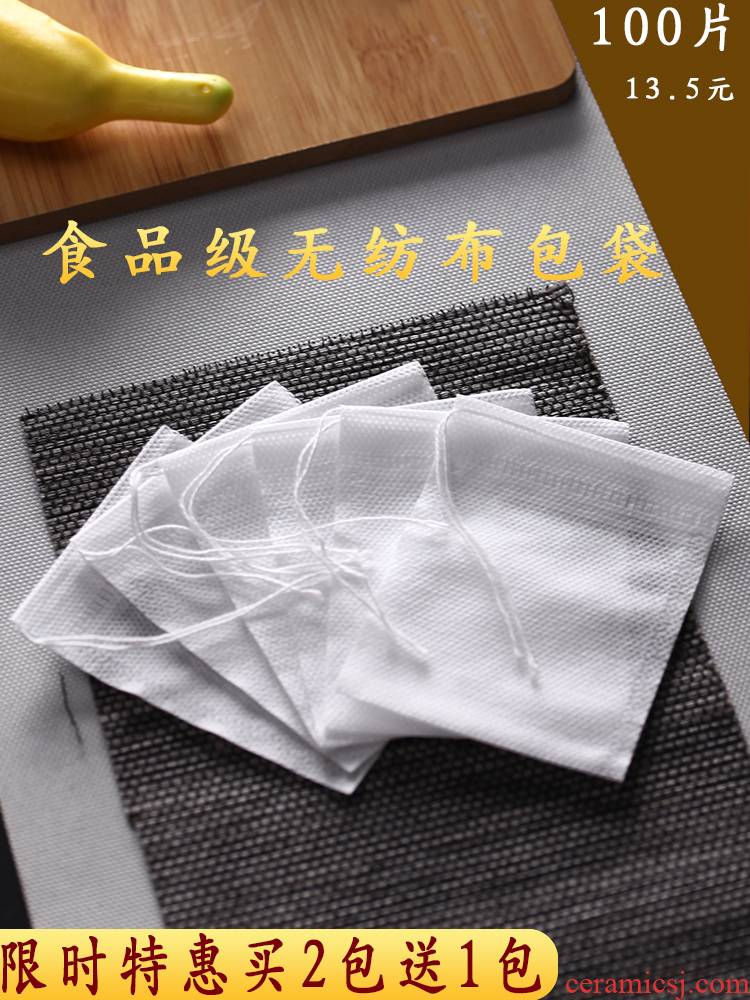 High morning tea bag bag in one - time tea filter bag tea bags gauze Chinese medicine soup bag bag bag food grade