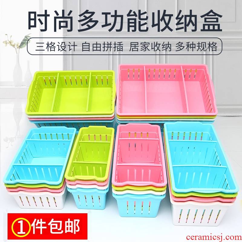 The File cover jewelry box thanks small rectangular plastic tableware receive basket case classification box to their boxes, hollow out