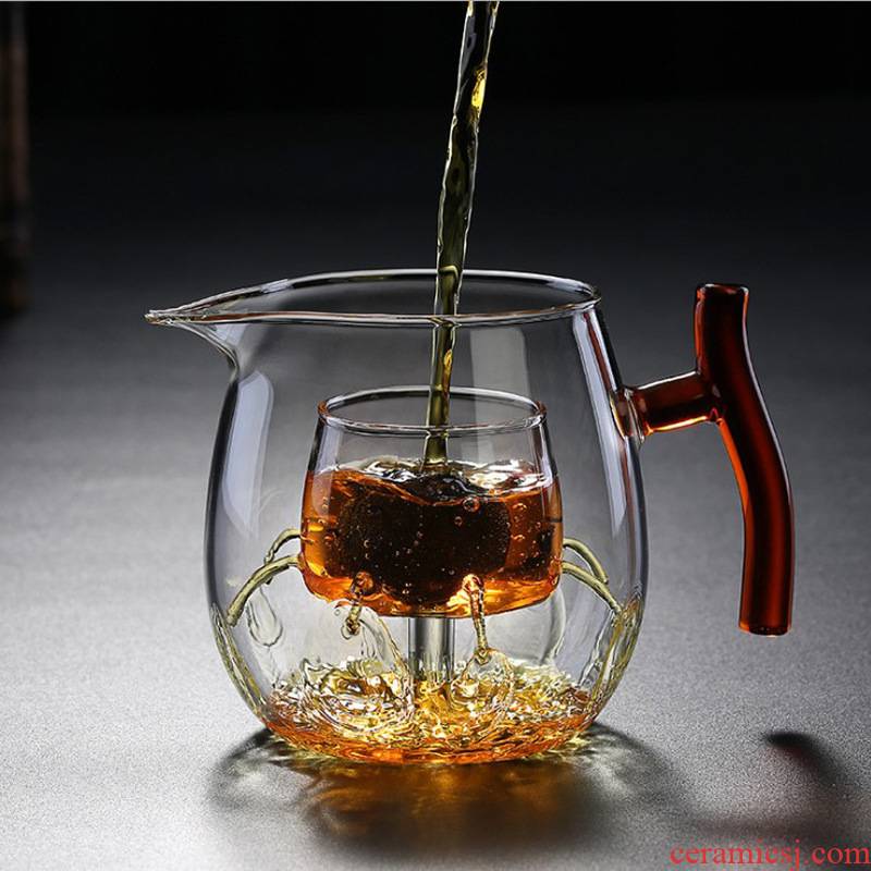 Electric TaoLu dedicated the explosion - proof who was orange teapot heat resistant high temperature boiling tea fair glass cup tea stove home cooking