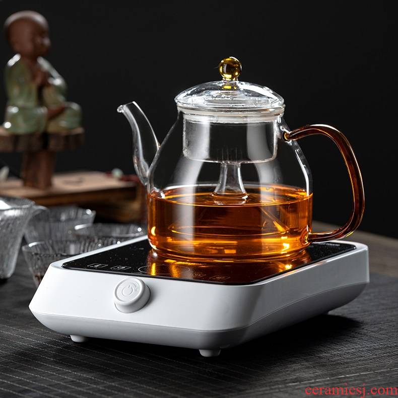 Glass tea kettle steaming kettle high - temperature thickening steam boiling kettle electric TaoLu tea home special