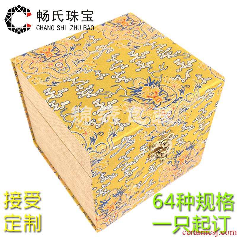 Wooden JinHe custom porcelain collectables - autograph the penjing collection packing box large gift gift box package of mail
