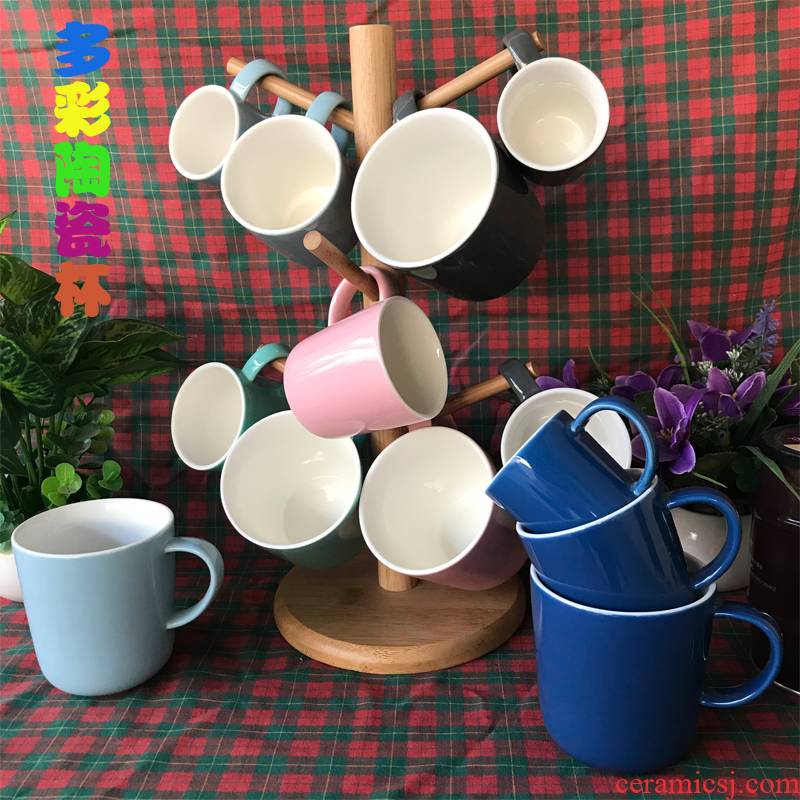 Lovely ceramic keller cup water medium capacity children take small mini cups of coffee cup