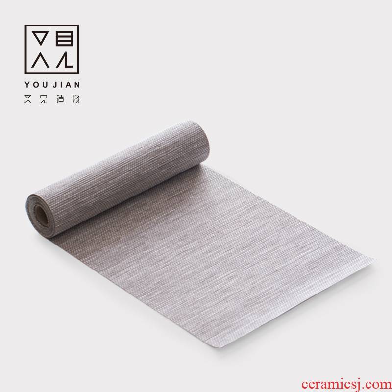 And creation of tea table table flag Japanese manual contracted tea table MATS waterproof zen tablecloth tea accessories with zero