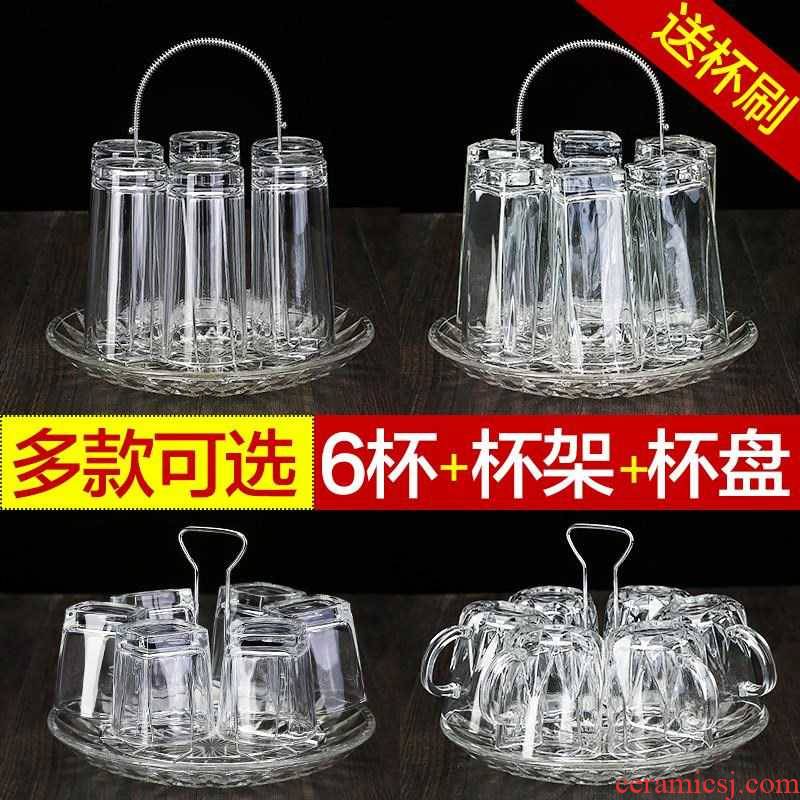 Transparent anise water cup six home outfit fresh hot female express simple glass tea cup