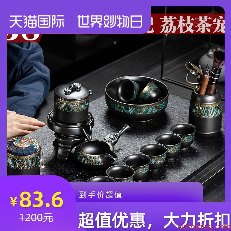 Not autumn tea suit household contracted office receives a visitor restoring ancient ways of a complete set of kung fu ceramic tea cup