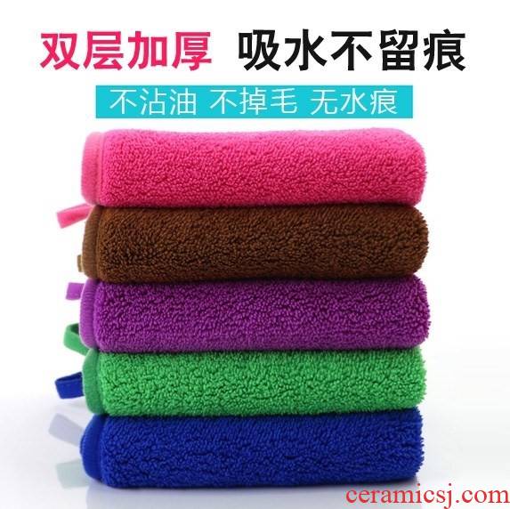 The Clean ceramic tile special cleaning towel cloth dust household mop the floor cloth water dropping thickening