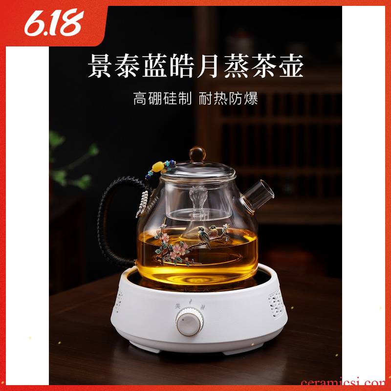 Cooking pot large glass tea kettle household electrical TaoLu boiled tea thickening high temperature resistant