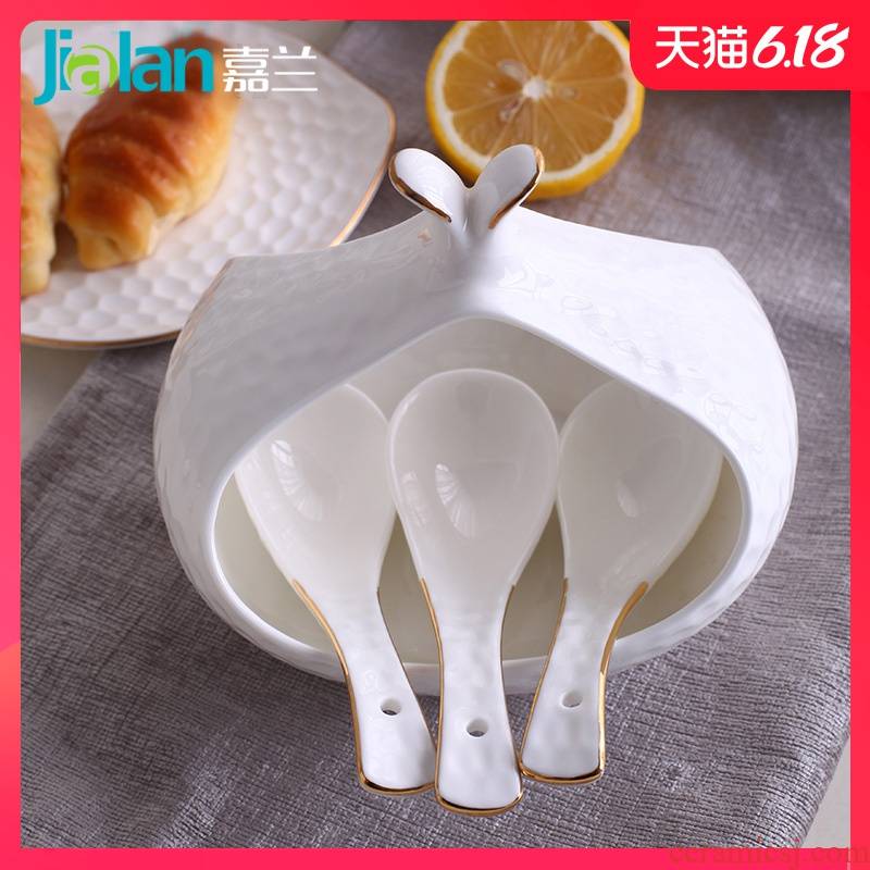 Garland ipads China relief spoon ladle size household spoon, small white up phnom penh is optional