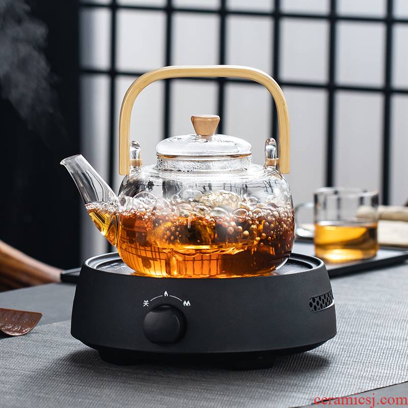 High temperature resistant glass girder boiled tea kettle boil water special electric TaoLu boiled tea, white tea health pot boil tea stove