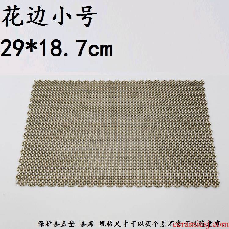 Hot insulation accessories bamboo tea with tea table MATS filter cup mat mat ground tea tea "bamboo matt" matting trumpet