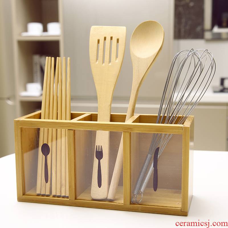Drop the chopsticks frame spoon shelf chopsticks chopsticks box multi - functional kitchen utensils to receive frame drum cutlery boxes