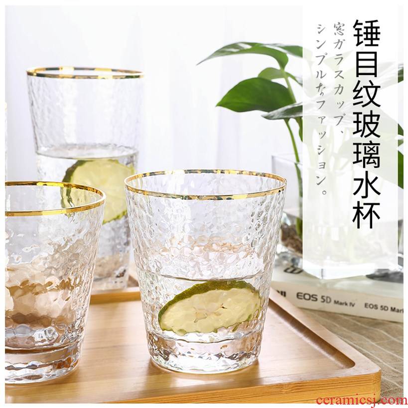 Pro glass Japanese up phnom penh hammer eye grain and exquisite originality ultimately responds cup hot tea cups of milk