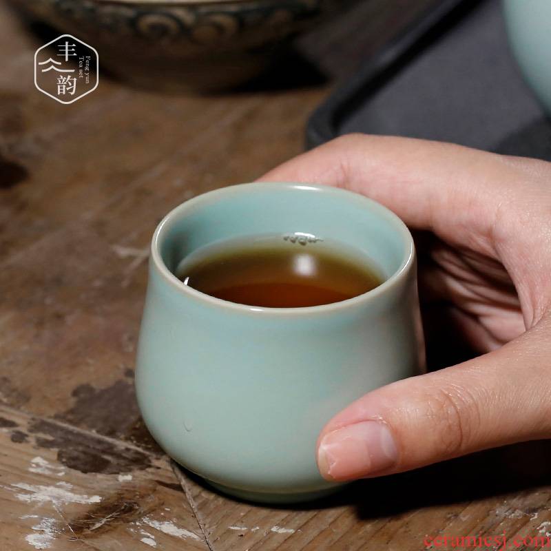 Your up cracked cup master cup large ceramic tea cup pure manual sample tea cup can be Your porcelain personal cup single CPU