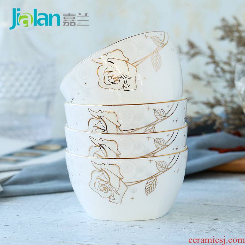 Garland ipads bowls from 4.5 inches square rice bowl dessert salad bowl of Korean creative fashion custom ceramic bowl