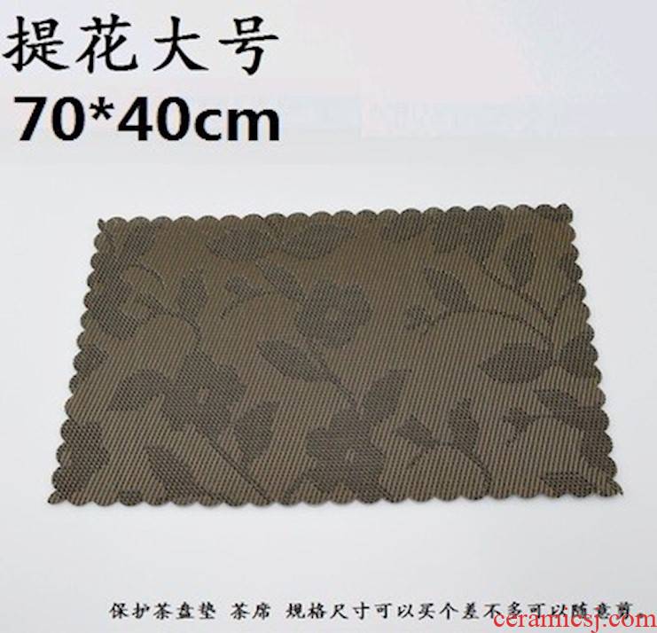 Tea table mat waterproof filtering zen Tea towel cloth cloth art as leakage linen tablecloth Tea tray every household kung fu Tea net