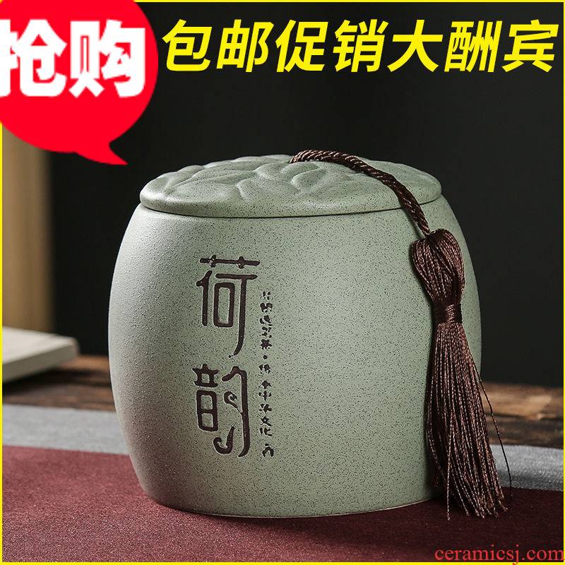 The new store opening at impulse moisturiser 】 ceramic tea pot home portable storage POTS sealed tank storage tanks