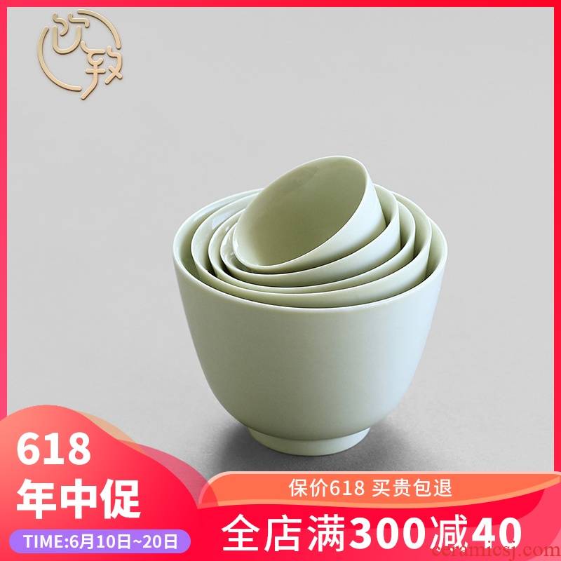 Ultimately responds to the secret glaze jingdezhen little kung fu tea tea cup sample tea cup large personal master CPU manually set of CPU