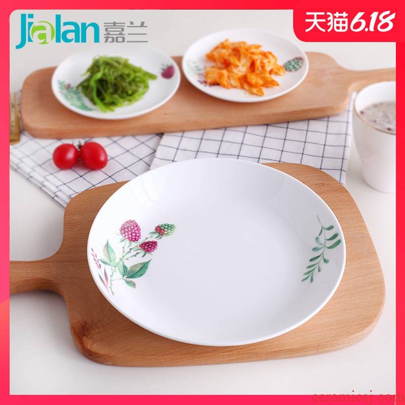 Garland ipads China from 7/8 of an inch deep dish creative ceramic plate with large capacity dishes dumplings, Fried FanPan