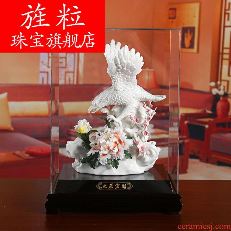 Bm dehua ceramic flower its art furnishing articles business gifts and leadership ambitions
