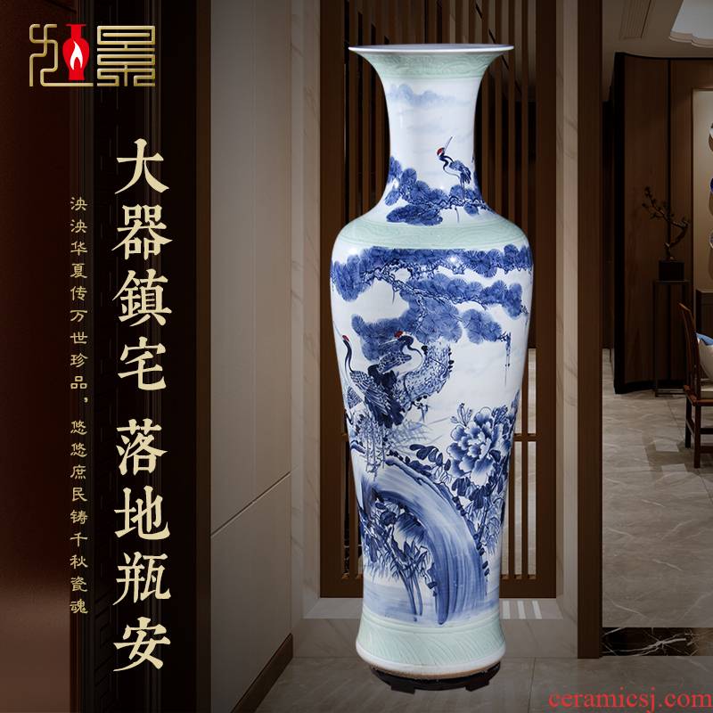 Xu jing ceramic sitting room of large vase household modern creative flower arranging, jingdezhen Nordic decorations furnishing articles