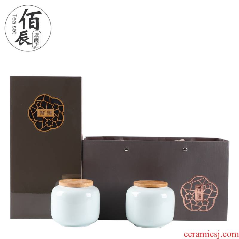Tea packaging gift box aneroid general Tea, green Tea ceramic Tea pot "biluochun" Tea sealed as cans of the custom