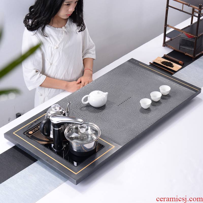 Hong bo the best kung fu tea tea tray was contracted household water dry drainage tea tray dish sharply stone tea sea