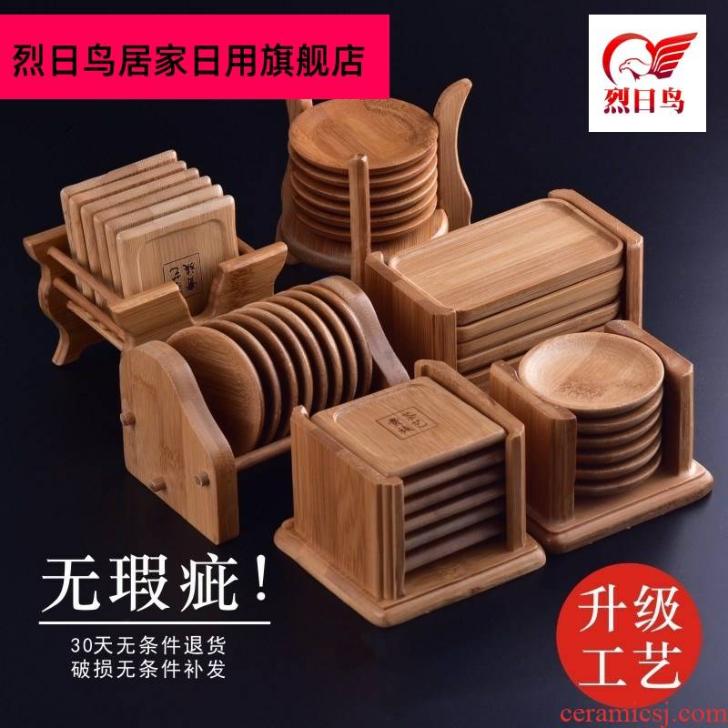 Hold the bottom doesn cups tea zen Chinese kongfu tea table against the hot tea antiskid mat accessories insulation pad
