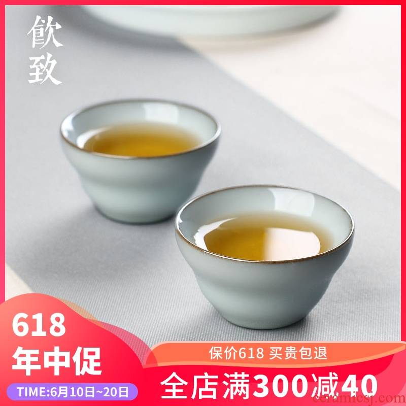 Ultimately responds to the jingdezhen up porcelain ceramic tea cup sample tea cup single cup a single large kongfu master CPU