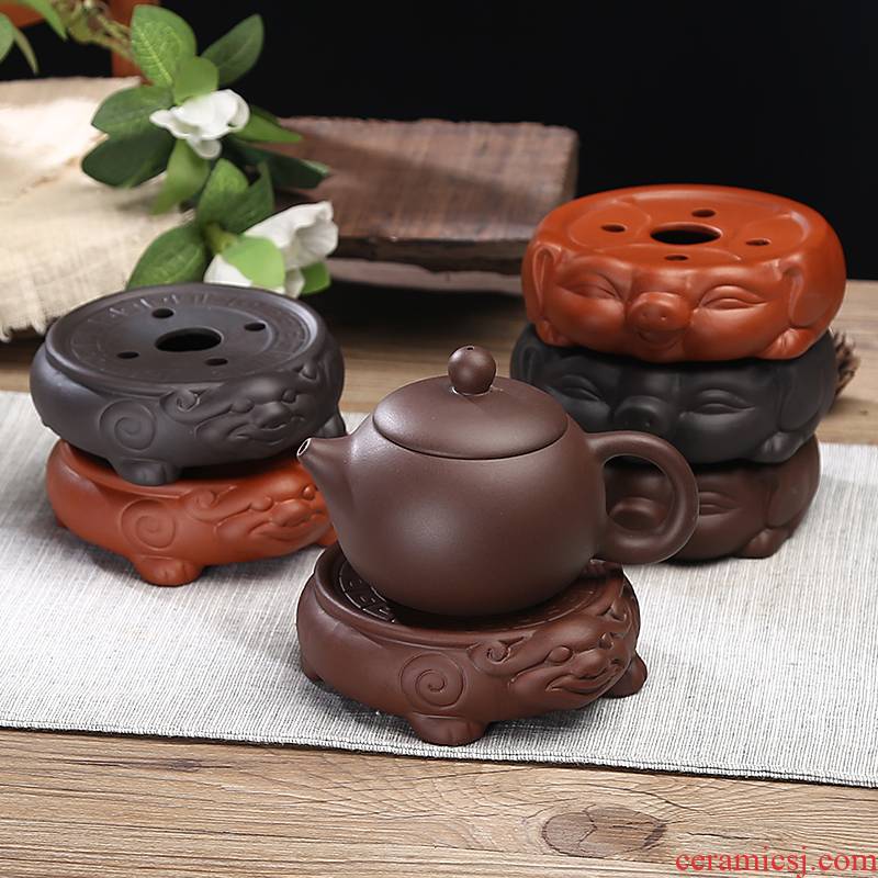 T are it pad saucer pot bearing pot supporting kung fu tea tea accessories teapot teacup pad ceramic base package