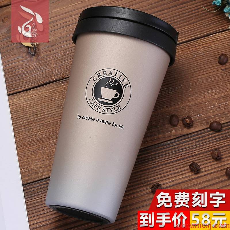 Which enable men and women students han edition fresh literary trend of the coffee cup cup cup getting portable tea cup