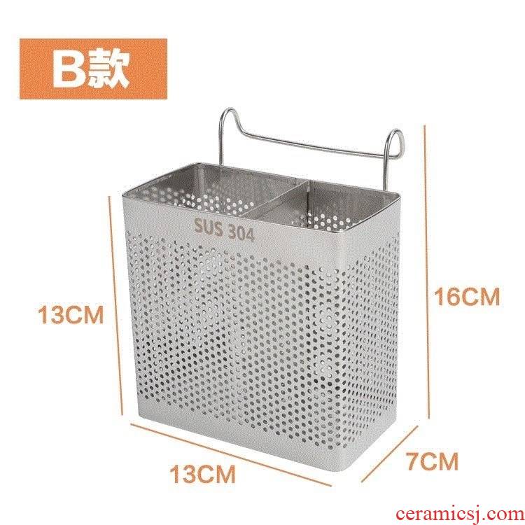 Ark, receive a case a rectangle chopsticks box to pull basket spoon, chopsticks tube informs the stainless steel tableware