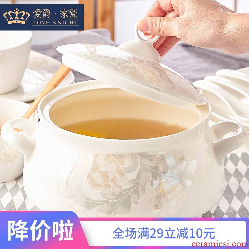 Ipads China tableware set free combination elegant aristocratic DIY collocation rainbow such as bowl/spoon, soup bowl/microwave