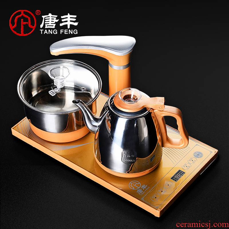 Tang Feng automatic electric kettle household pumping up kung fu tea, stainless steel, induction cooker set Z