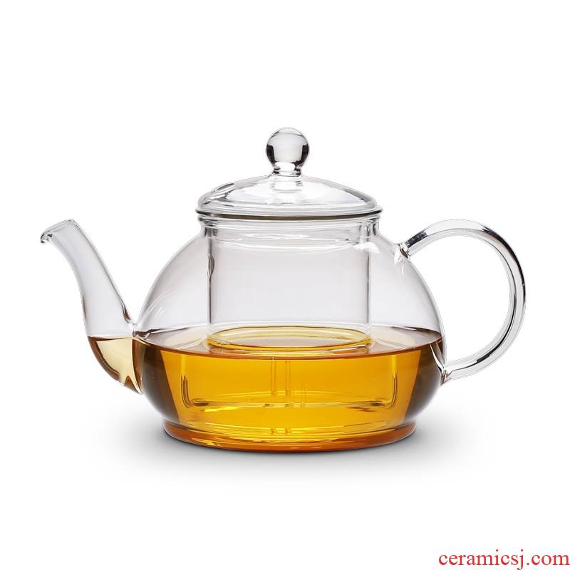 Glass burn blisters teapot high - temperature household use, informs the for induction cooker pot of tea, the tea set