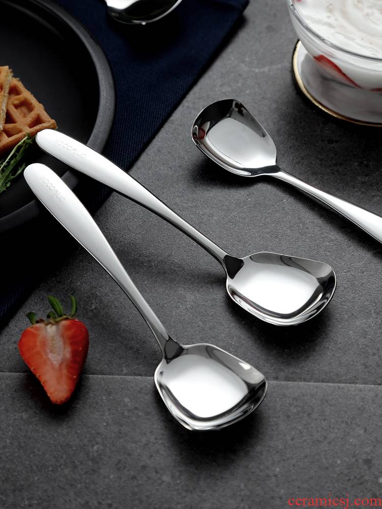 304 children Onlycook household Korean tableware stainless steel spoon, spoon, ladle porridge spoon set spoon