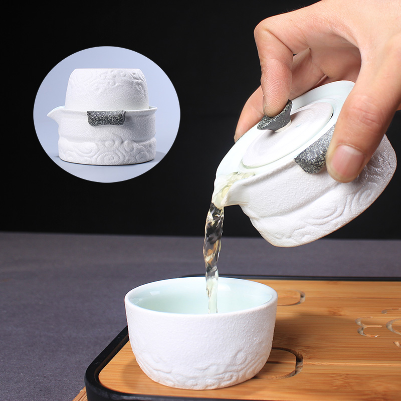 Crack cup portable ceramic snow travel easy is suing the home a pot of tea sets tea pot kung fu