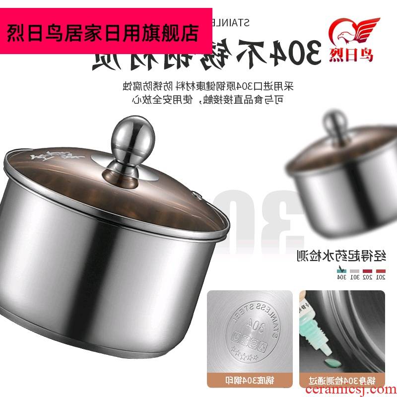 After 304, thick bottom basin of stainless steel pot induction cooker with flat tea cups from the washing of cups basin