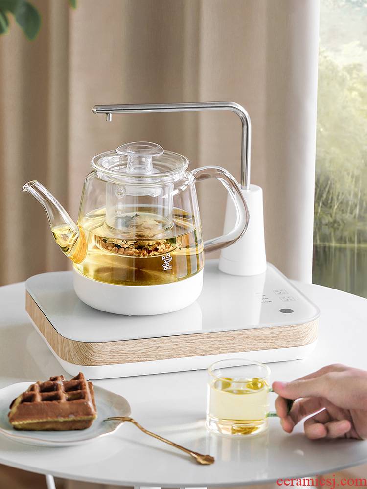 Water boiled tea ware home office on lamp automatic tea kettle small tea pot pot set furnace