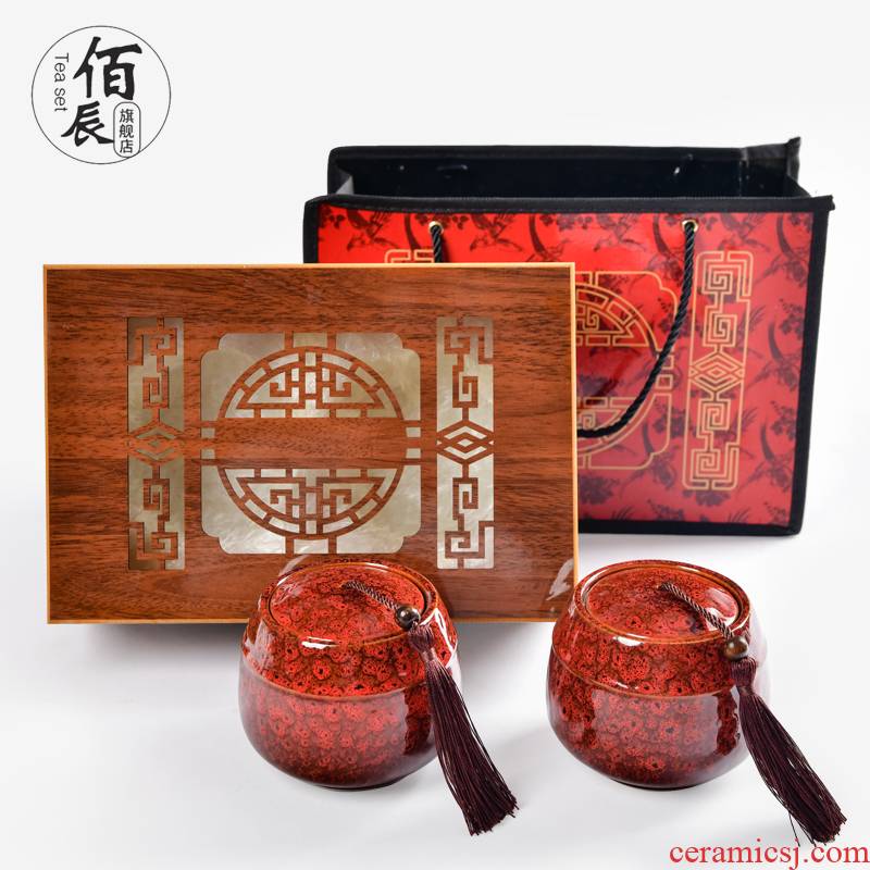 Tea packaging gift box box aneroid ceramic pot of pu 'er Tea tieguanyin Tea POTS sealed as cans of Tea boxes