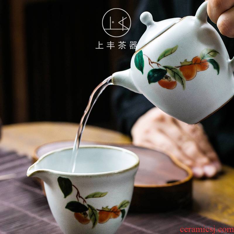 Feng ru up single pot on the teapot can raise your porcelain ceramic tea filter kung fu tea teapot