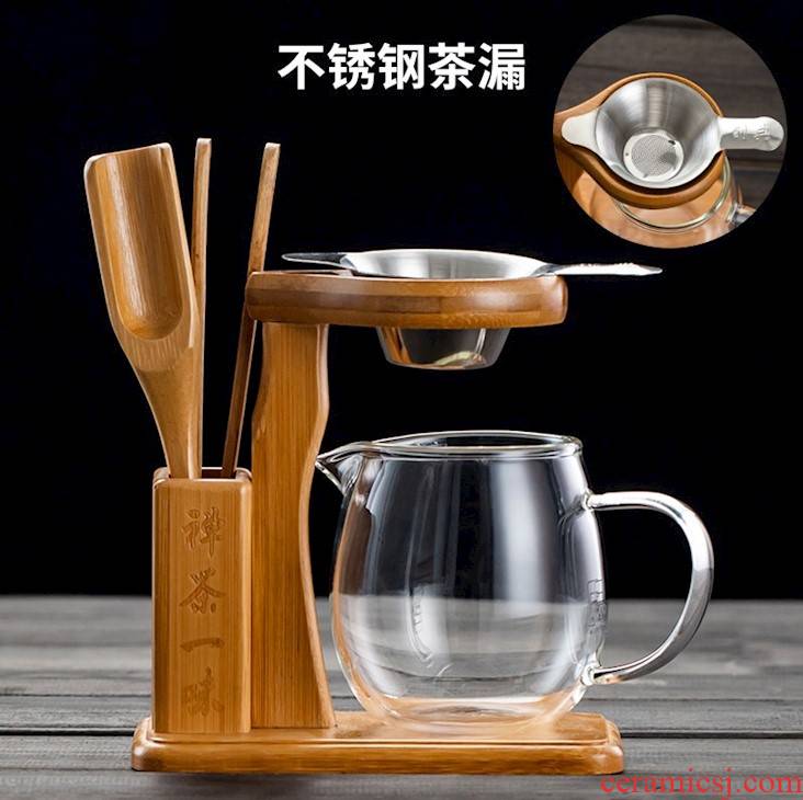 Kung fu tea tea accessories filter) aircraft tea bamboo couch potato tea easily mercifully screen pack fair keller